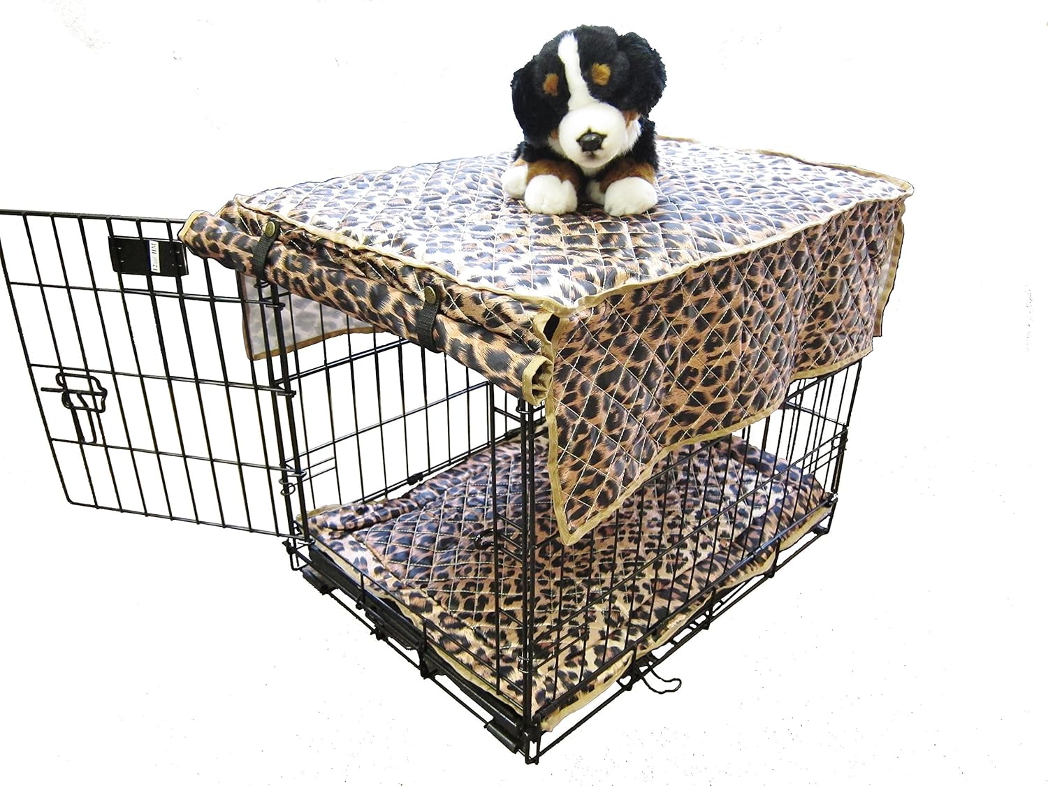 Pet Under Cover Kennel Cover for iCrate, Zebra Print, Large