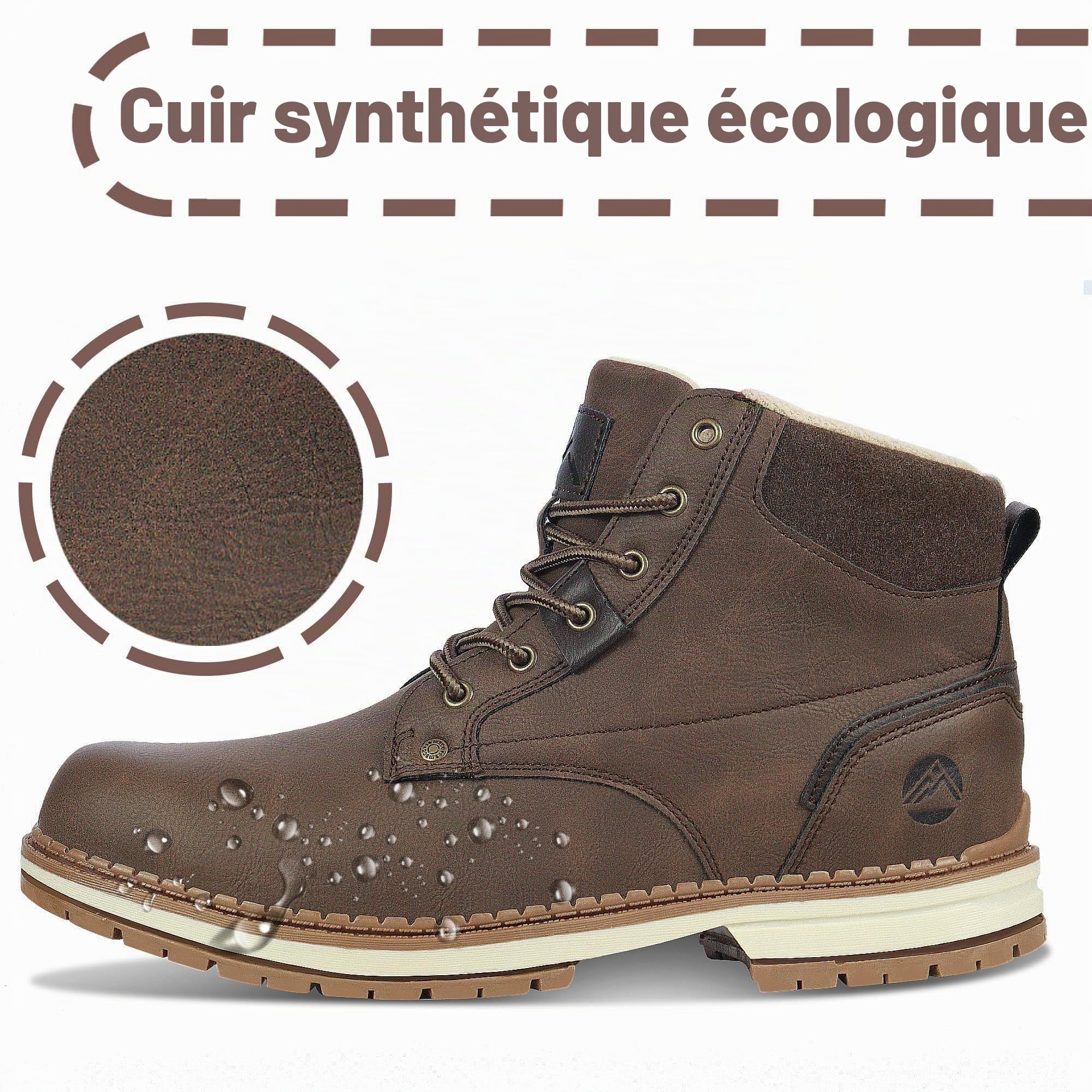CC-Los Bottes de Ville Homme Décontractées Confortables Respirantes