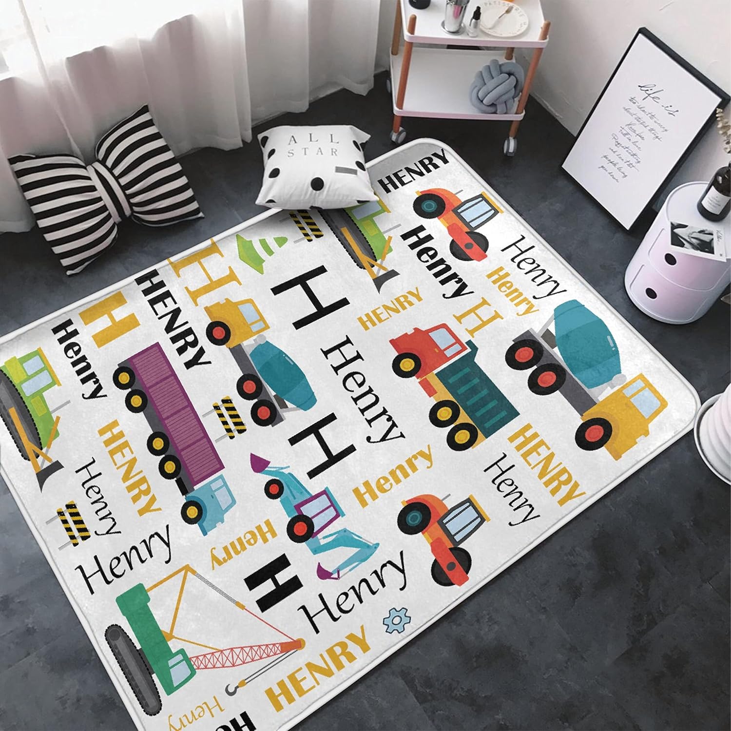 Meet Gentle Custom Rug Personalized Name Rugs and Mats