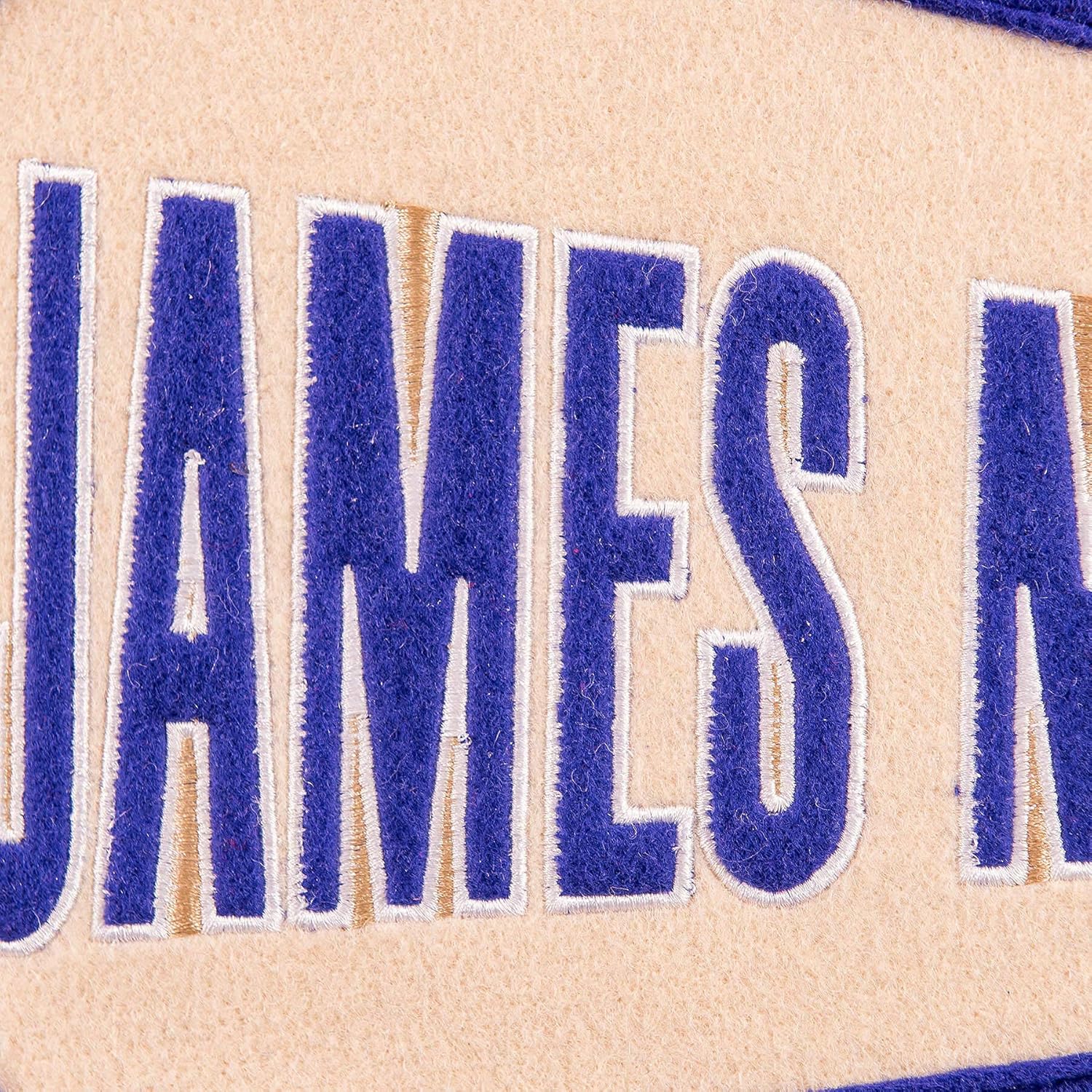 James Madison Dukes Wool Embroidered and Sewn Pennant