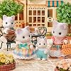 Sylvanian Families - 5738 Milk Cat Family Figurines for Dollhouse