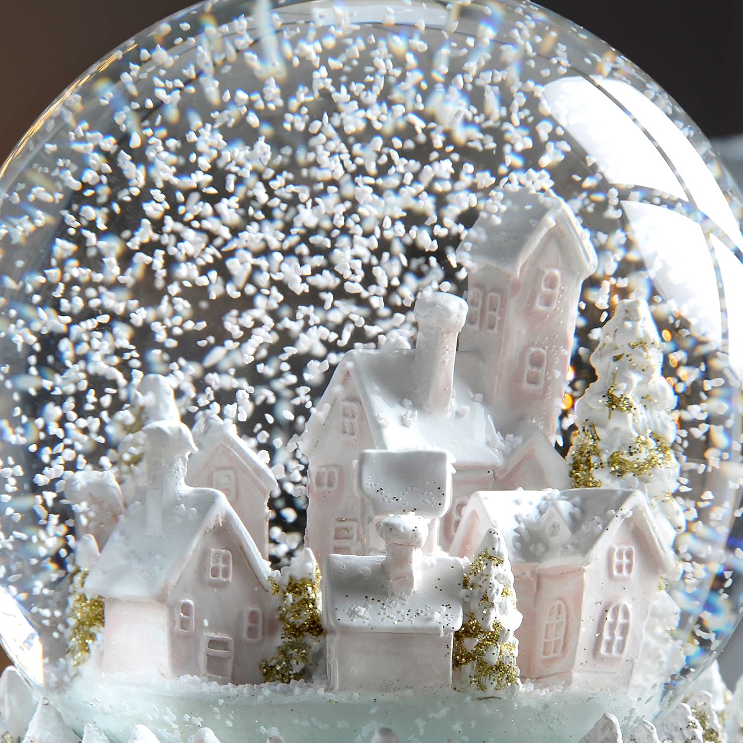 WeRChristmas Village Scene Snow Globe Christmas Decoration, 13 Cm - Multi-Colour