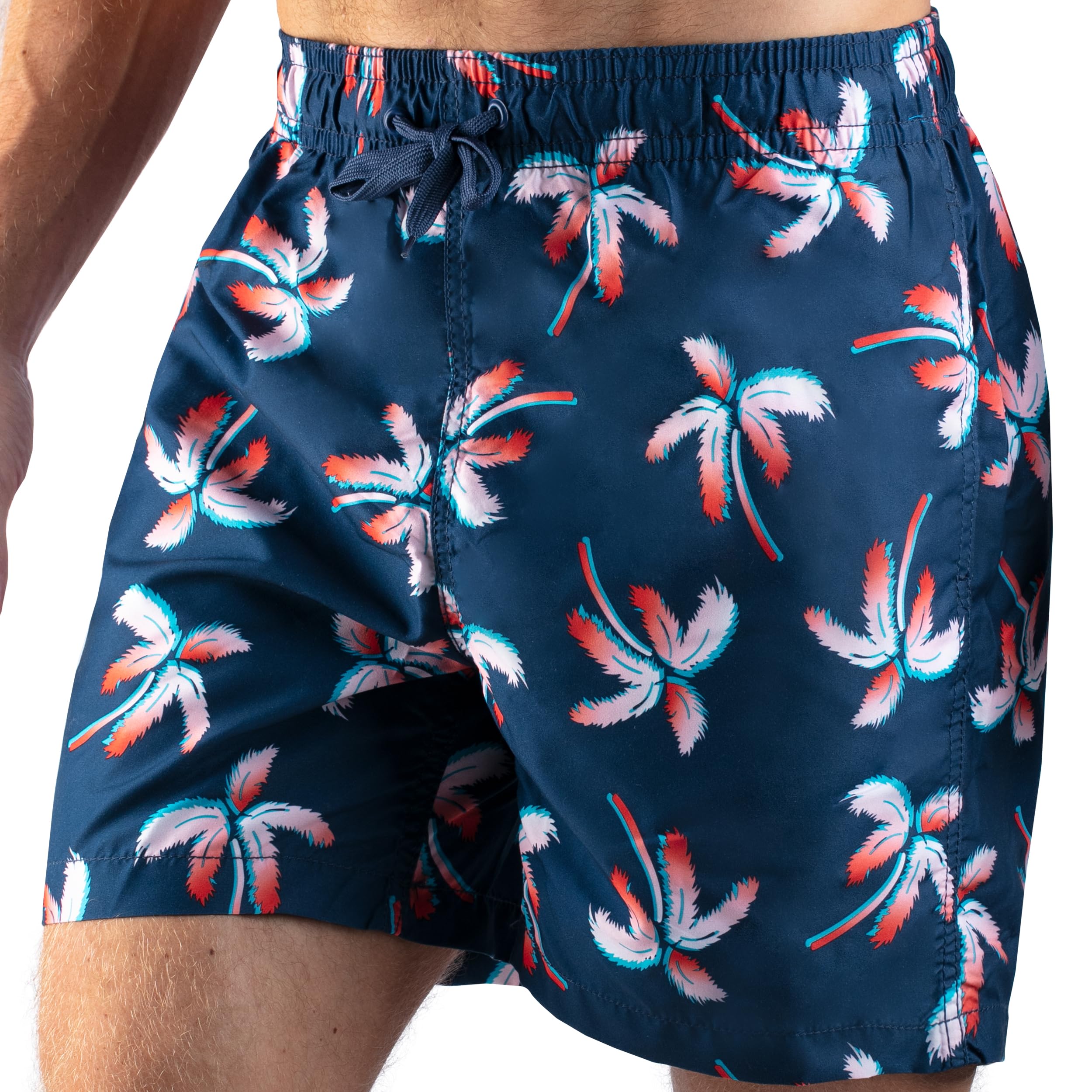 Men's Big Jake Extended Size Quick Dry Beach Shorts Swim Trunk-image-36