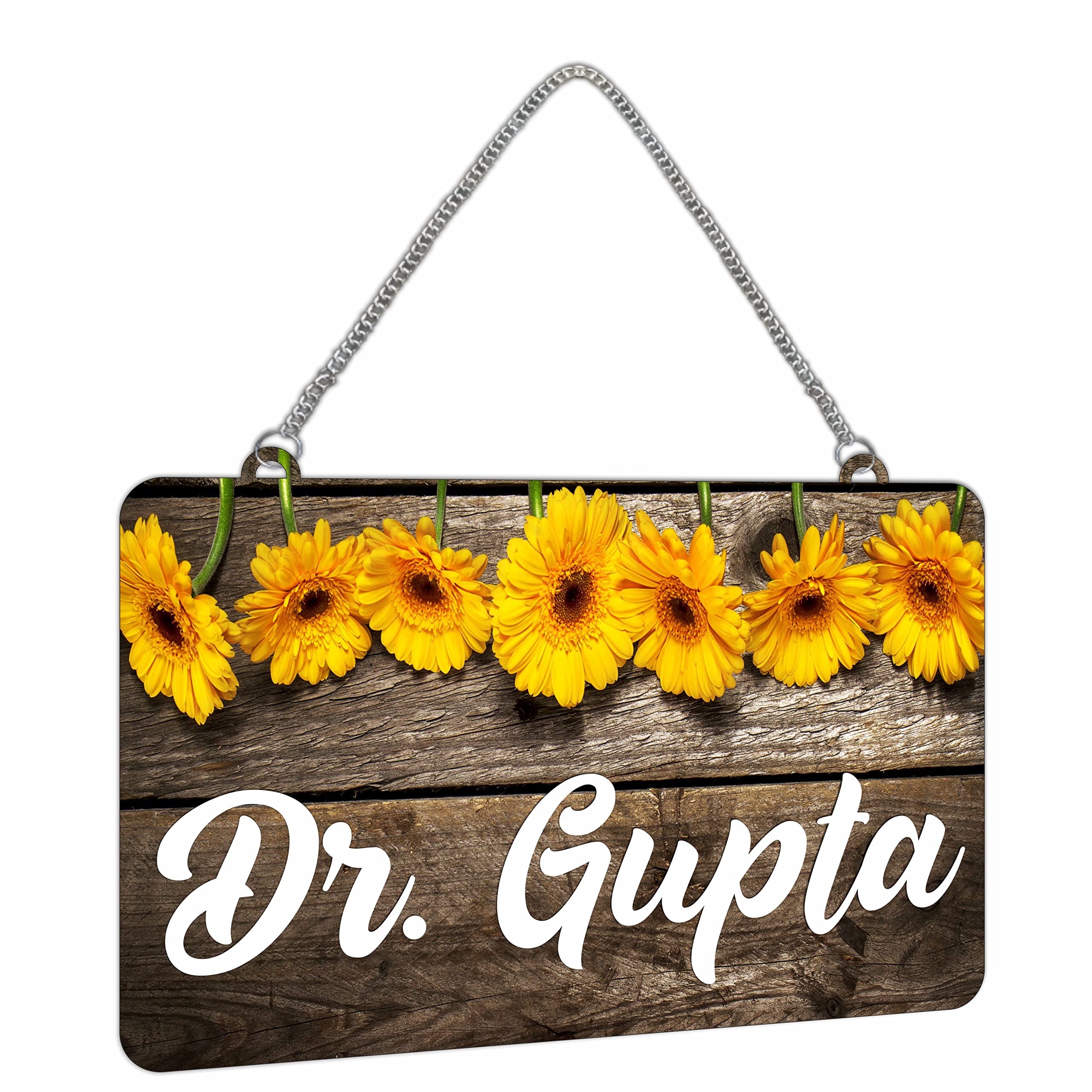 KREEPO Wooden Customized Name Plate Wall Hanging for Home Entrance Door Decor (8x12inch)_a11 2