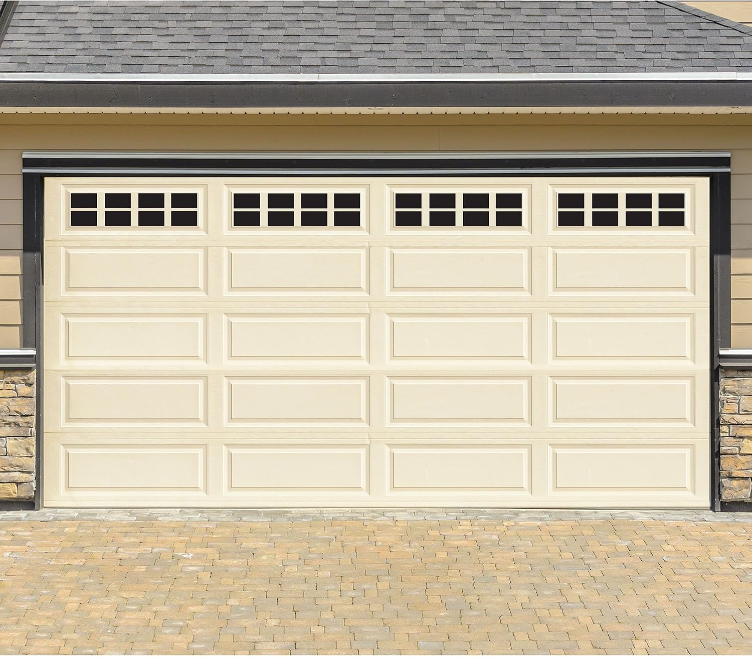 Household Essentials 232 Garage Window, Black