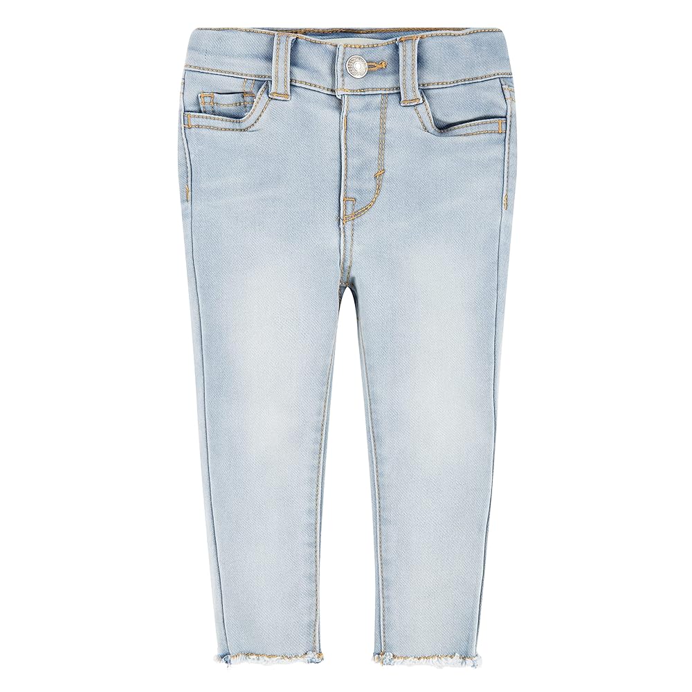 Filles Jeans Baggy Pantalon Jambe Large Avec Haute Taille