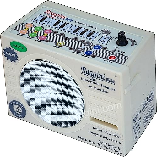 Miniatura 4 de Tanpura Raagini electrónica de Sound Labs, Muestreador Tanpura, Manual de instrucciones, Bolsa, cable de alimentación, caja digital Tambura /