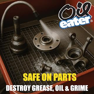 Oil Eater 5 Gallon Parts Washer Fluid - Heavy Duty pH Neutral Cleaner for Microbe Smart Washers & Tools