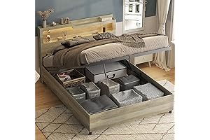 Fameill Queen Size Lift Up Storage Bed: Optimize Your Space with Comfort