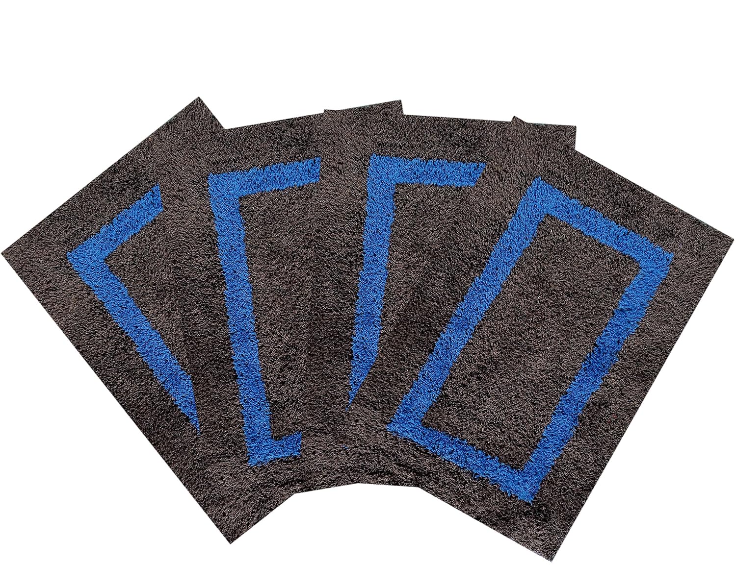 Buy SHF® Cotton Door Mats & Bathmats Size 40x60 CM Set of 4 Piece