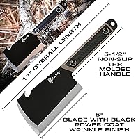 Vista 2 de Reapr 11016 Versa Cleavr, cuchillo de carnicero para cortar carne, cuchillo de cuchilla para verduras, hacha táctica, cuchillo de supervivencia