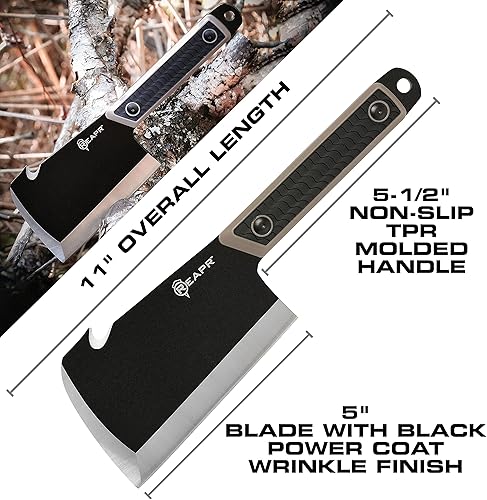 Miniatura 2 de Reapr 11016 Versa Cleavr, cuchillo de carnicero para cortar carne, cuchillo de cuchilla para verduras, hacha táctica, cuchillo de supervivencia con