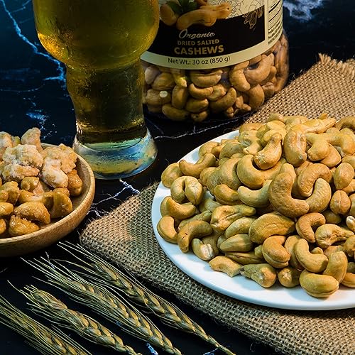 Miniatura 6 de LAFOOCO - Anacardos orgánicos secos salados anacardos asados salados aperitivos veganos ideales para regalar amigos universidades en celebraciones