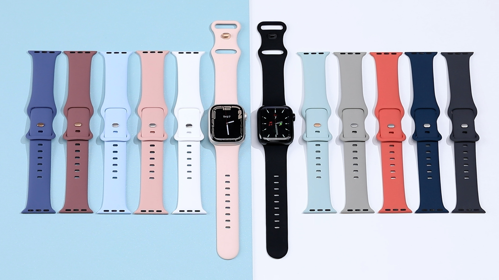 Apple Watchのバンド！ Amazon.com: Knossen 20 Pack Compatible with Apple Watch Bands 40mm