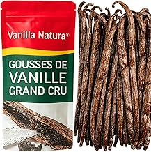 25 Gousses de Vanille Grand Cru • Qualité Extra Gourmet • Gousse Souple et Charnue • Idéal Pâtisserie et Cuisine • Sachet Refermable - Conservation Longue Durée • Sélection Prestige Vanilla Natura
