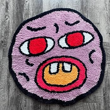 Amazon.com: Luxape Cherry Bomb Rug - Hypebeast bathmat - Handmade
