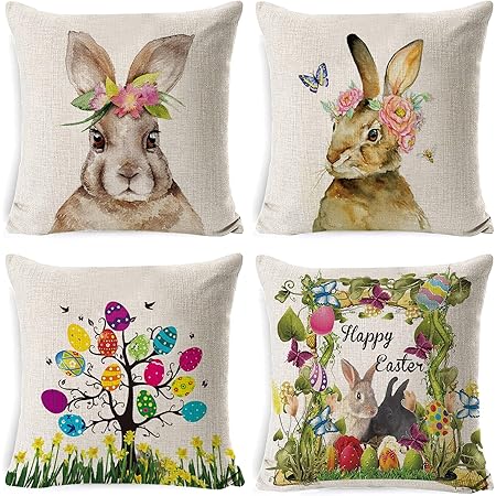 amazon easter pillow covers