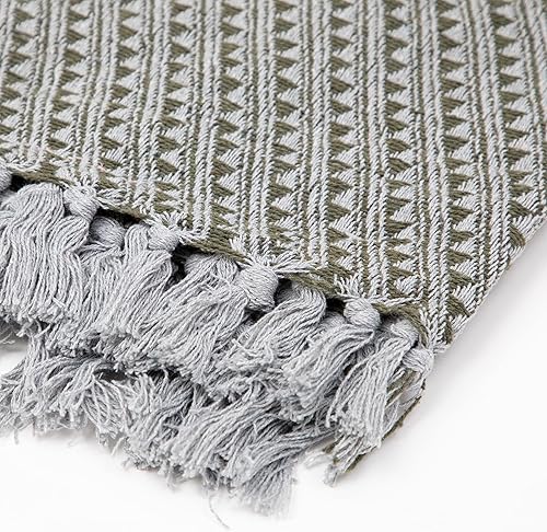 Miniatura 4 de Arkwright - Mantas con patrón de suelo común, reversibles para todas las estaciones, de algodón de lujo, calidad de hotel, suaves y cálidas,