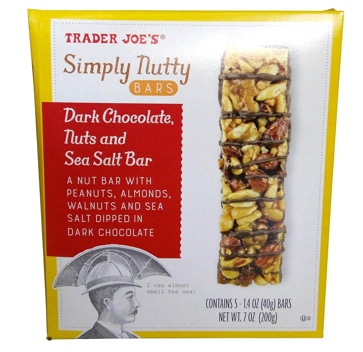 Trader Joe’s Simply Nutty Bars Dark Chocolate, Nuts and