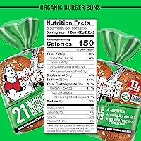 Vista 2 de Dave's Killer Bread 21 granos enteros y semillas Bun 8Count, 17.6 oz
