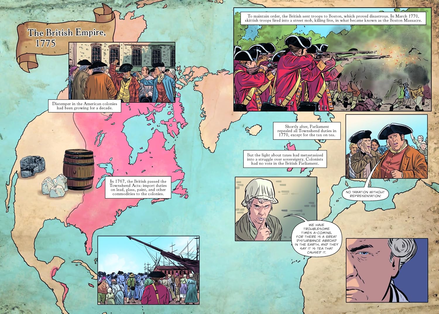 The British Are Coming: The Graphic Edition, Volume 1 (The Revolution Trilogy [Graphic Novels])