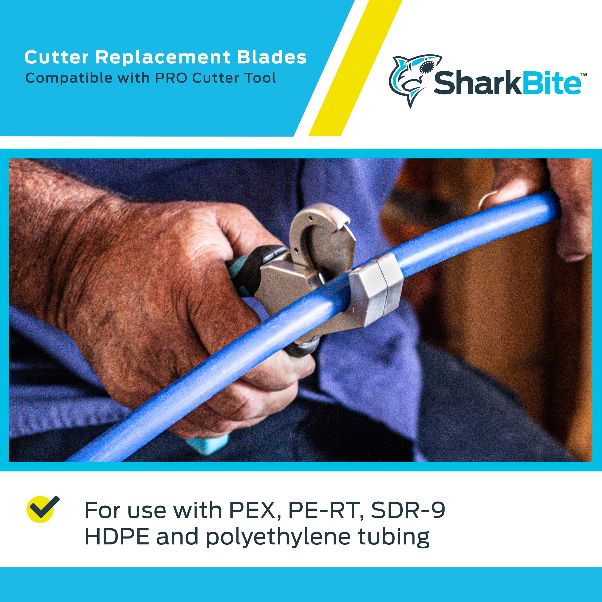 SharkBite 25882 Cuchillas de Repuesto Pro Cutter, Plata