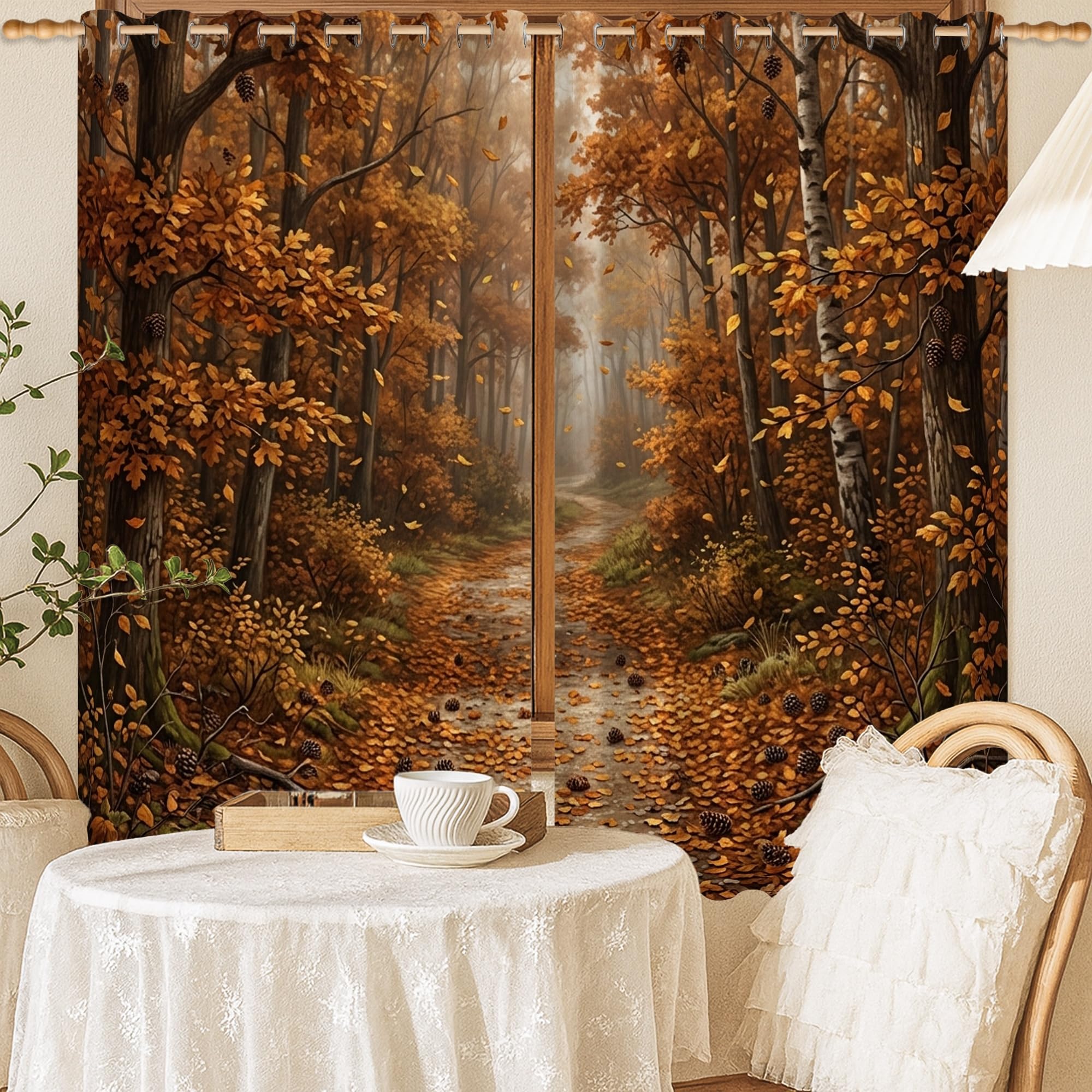 Rideaux occultants orange et infroissables pour masquer la lumière du jour