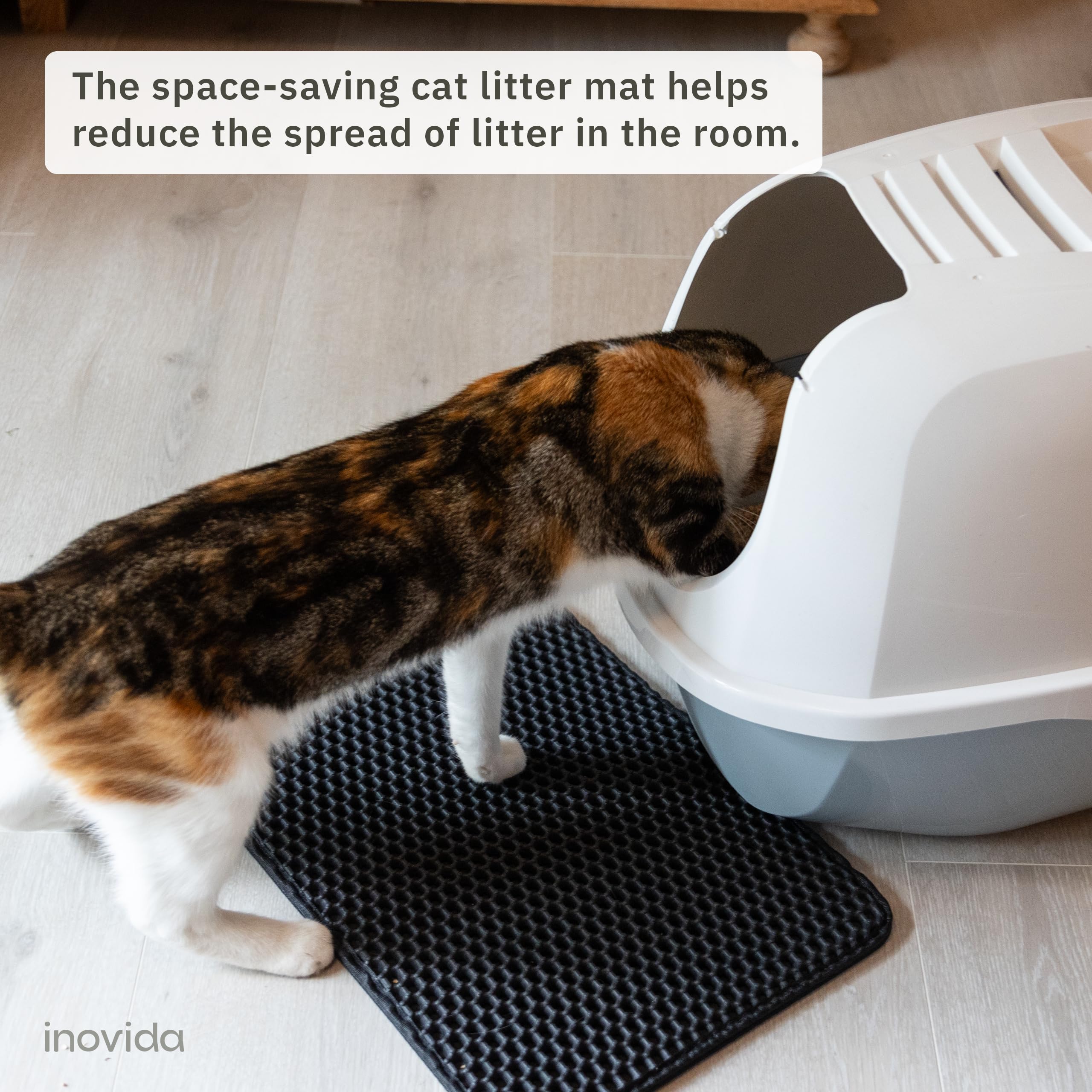 Washable Litter Mat Cat Litter Box Ramp Pedal Step With