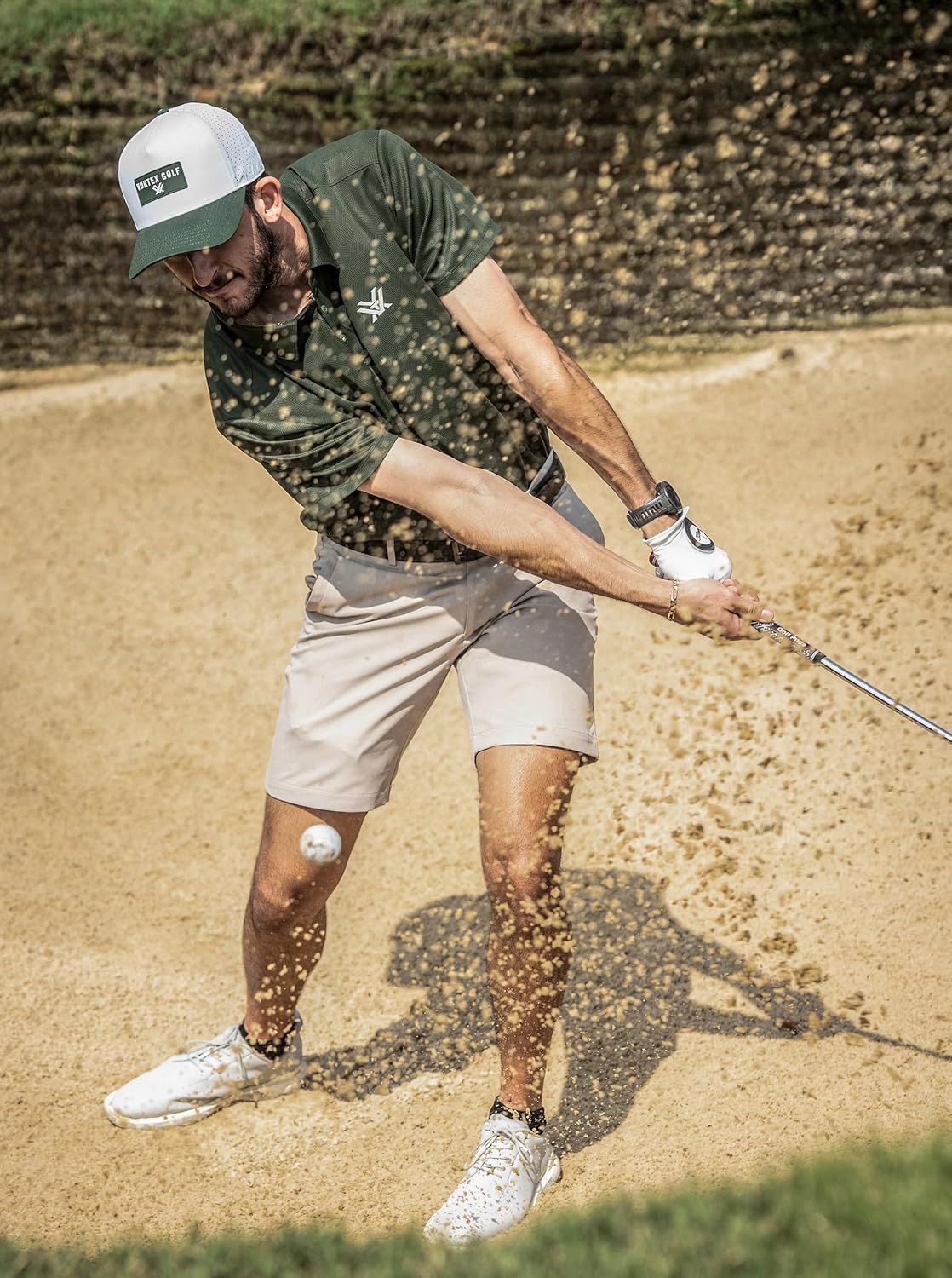 Vortex Golf Silcone Patch Snapback Cap