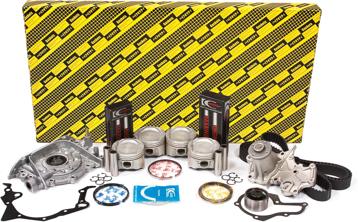 Evergreen OK8008A/0/1/1 Fits 92-95 Suzuki Sidekick 1.6L SOHC 16V G16KV Engine Rebuild Kit