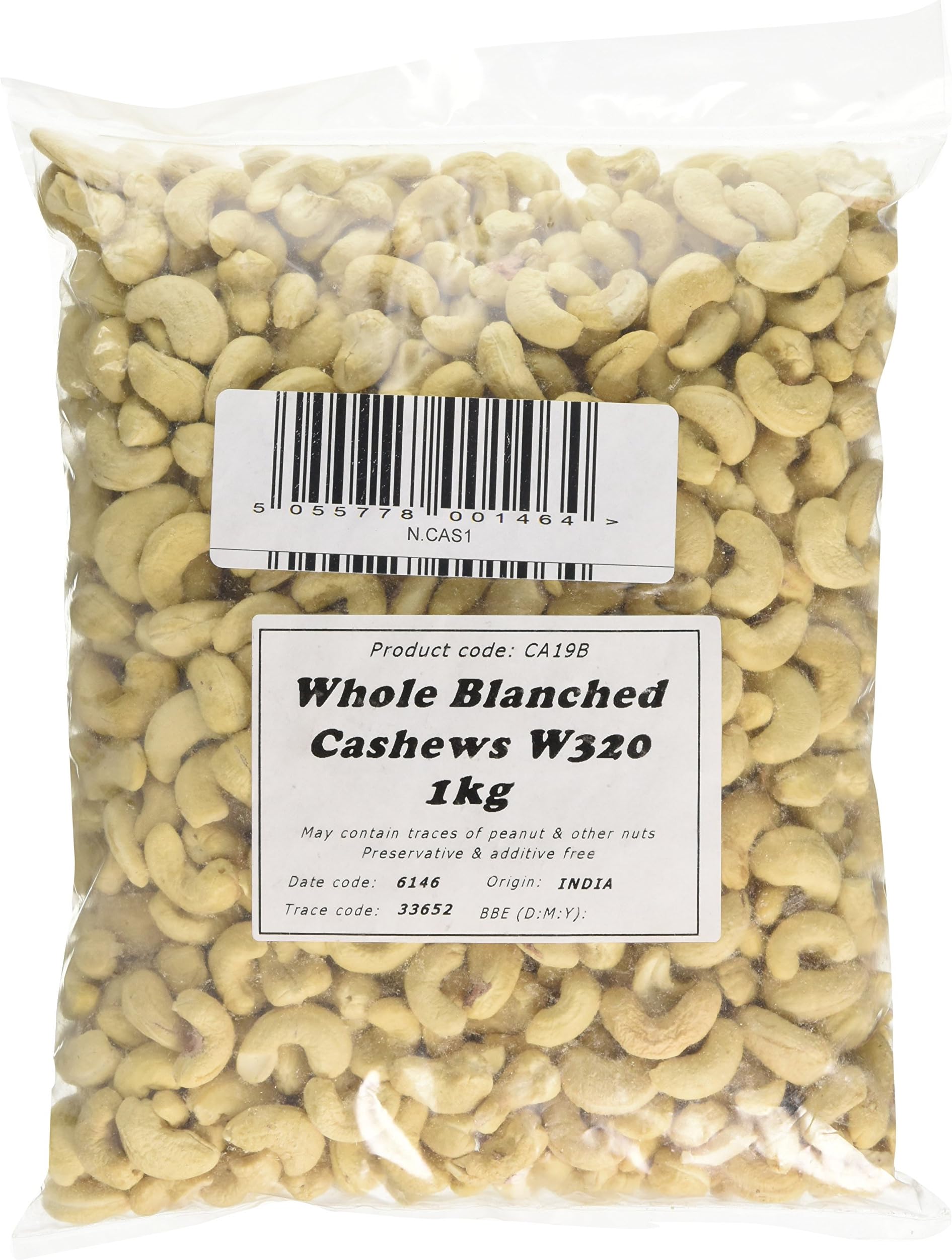 Ingredients Pantry Cashew Nuts Raw 1 Kg