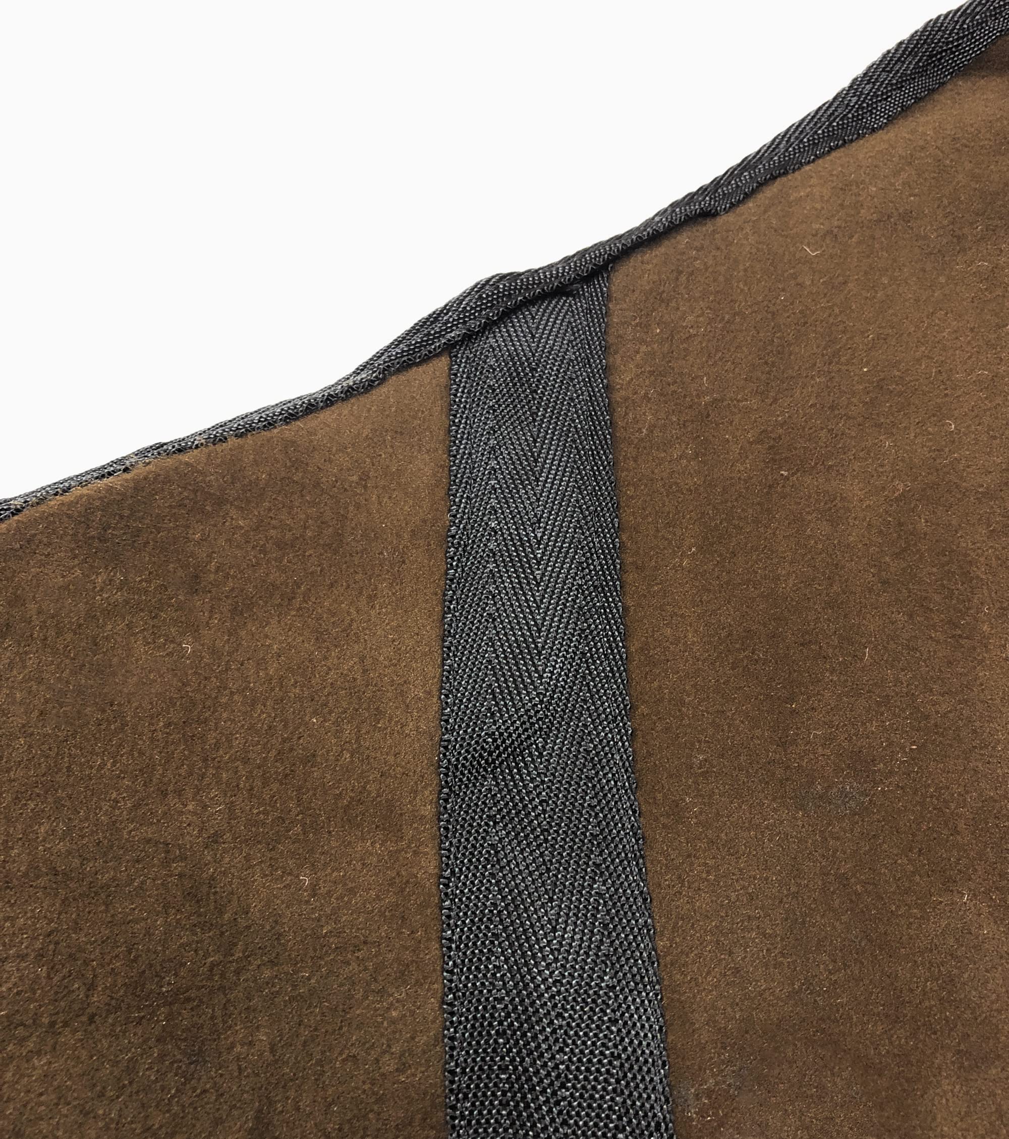 Horses, Manta Polar Para Caballos, Modelo Basic, Suave y Confortable, Ideal Para Transporte y Después del Trabajo (marrón - 145 cm)