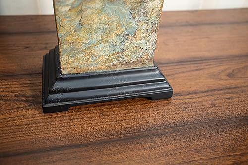 Miniatura 11 de Kenroy Home 31202 Bennington Lámpara de mesa de pizarra con acabado de pizarra natural, estilo rústico, 29 pulgadas de alto, 16 pulgadas de ancho,