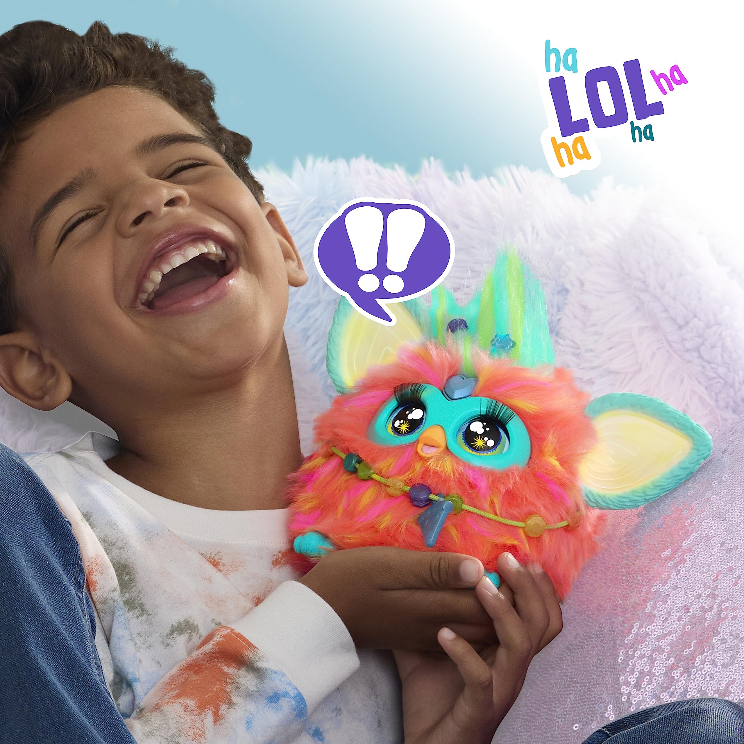 Hasbro Furby Zabawka interaktywna (pomarańczowa) - wersja niemiecka