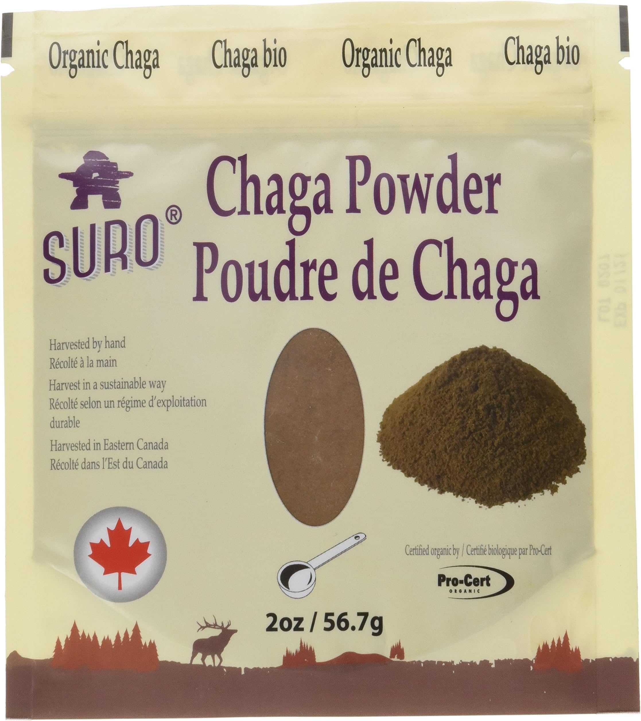 SuroOrganic Canadian Chaga Powder, 56.7g