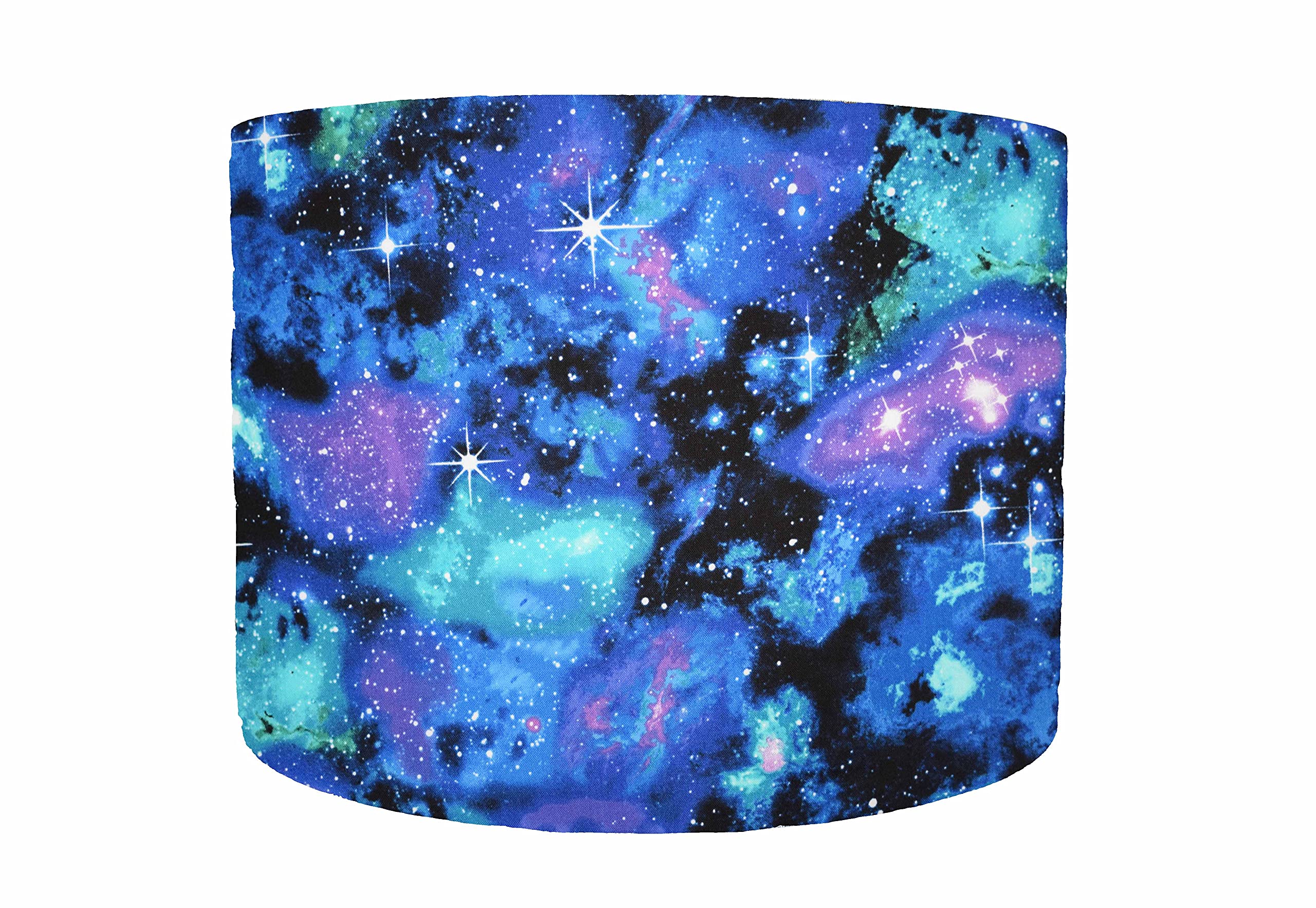 Space Galaxy Lampshade, 4 Different Diameter Sizes, Blue Space Lampshade, Galaxy Themed Bedroom Accessories, Nebula Lampshade, Star Light Shades Ceiling, Purple And Blue Lampshade, Kids Decor