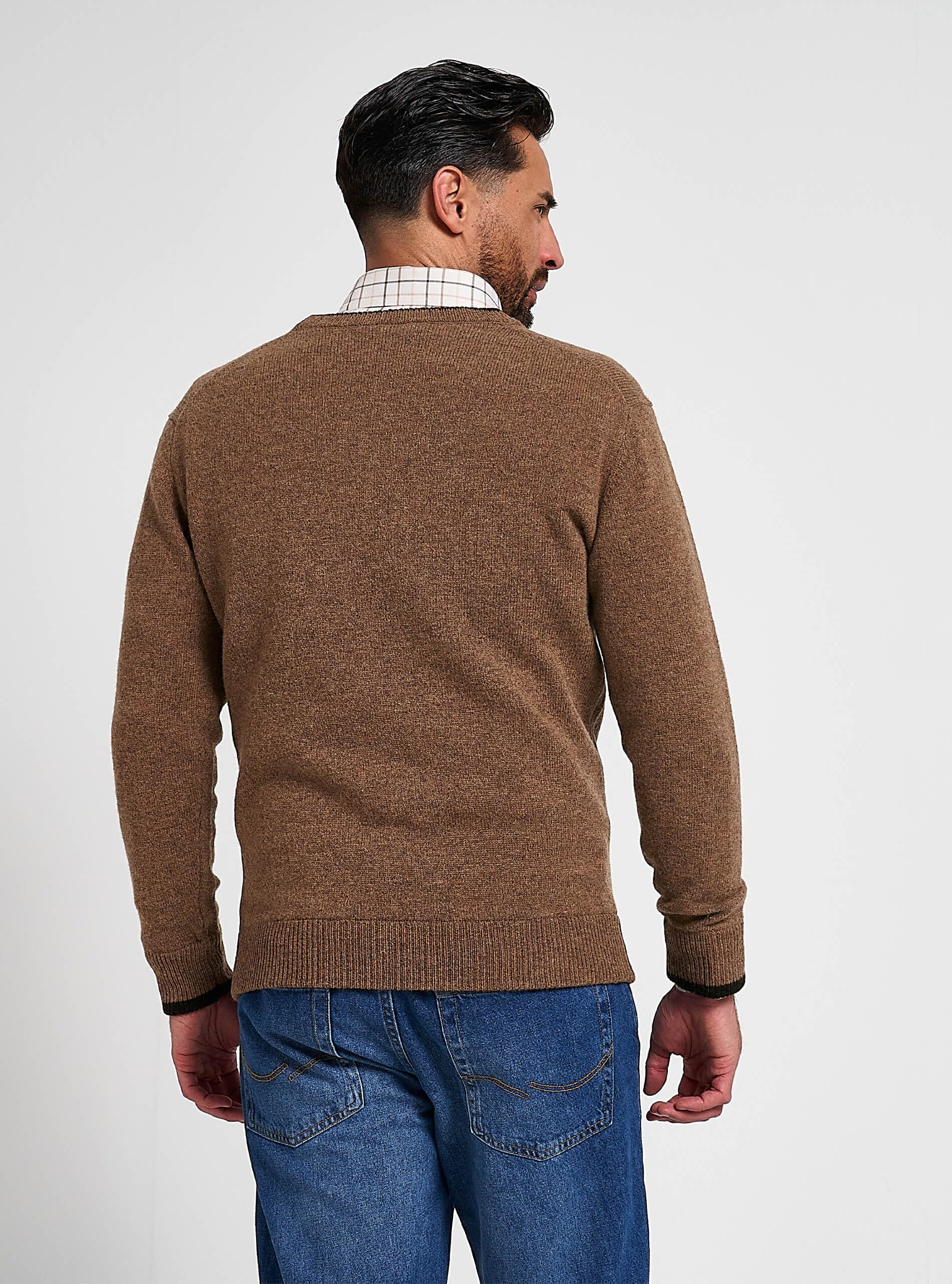 Jack Pyke Strickpullover aus 100% Lammwolle mit Rundhalsausschnitt