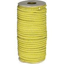 CargoBuckle F05386 1/4-Inch by 100-Feet Utility Stretch Cord Reel, Yellow