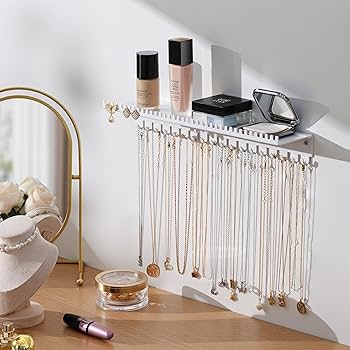 Amazon.com: Josmimic Necklace Holder Wall Hanging Organizer