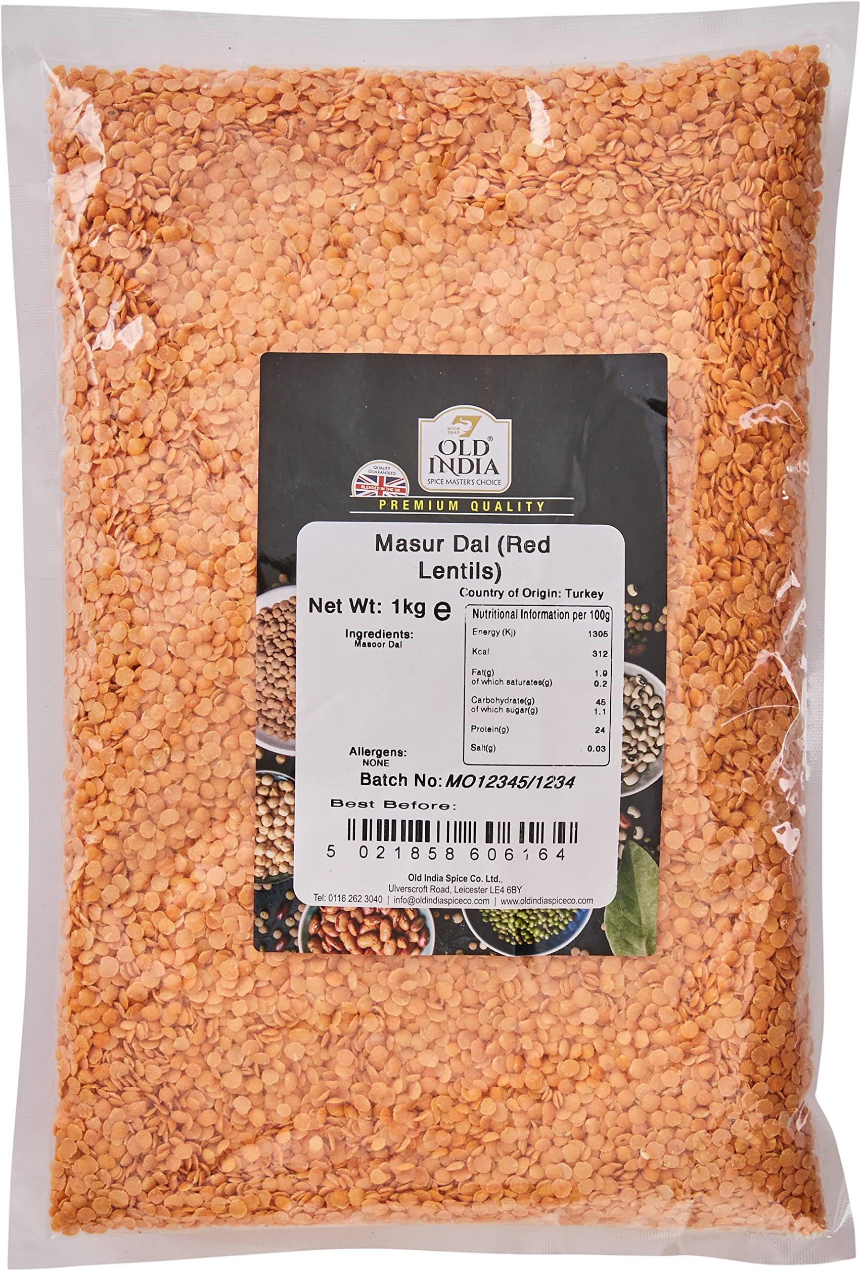 Masur Dal (Red Lentils) 1kg