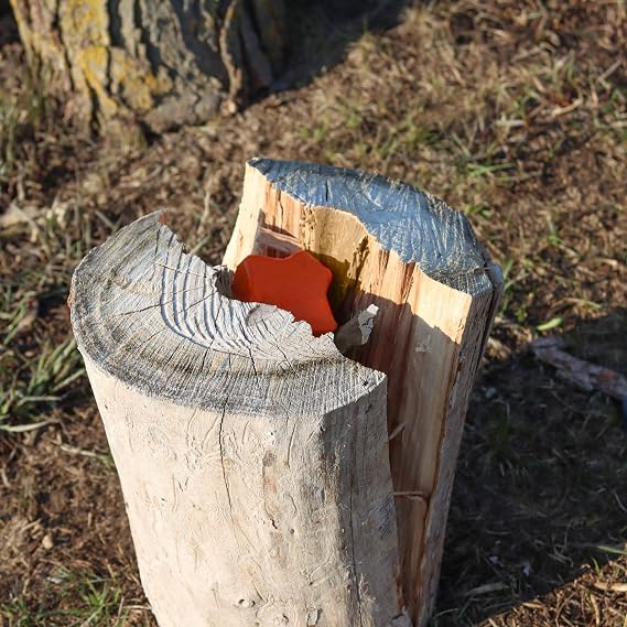 Felled Manual Log Splitter Wedge Diamond Wedge 4-Direction Steel Splitting Wedge Wood Wedge Wood Splitter Wedge Tool