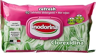 Inodorina PET100106 salviette aggiorna clorhexidina, 40 unità