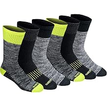 Dickies Mens Dri-tech Original Moisture Control Crew Socks, Available in M-xxl 6, 12, 18 Pairs