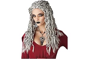 California Costumes Gray Crinkle Dreadlock Wig in Standard