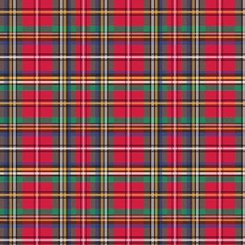 Jillson Roberts Bulk Gift Wrapping Paper, Tartan, 1/4 Ream 208 x 30"