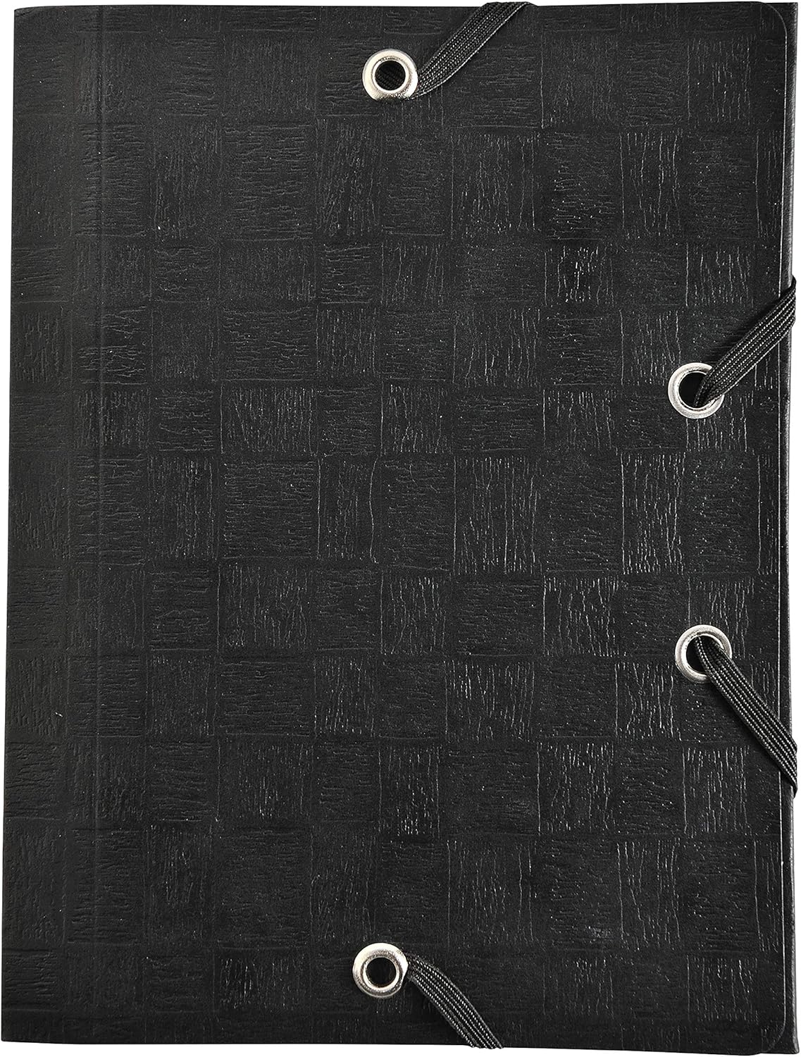 Exacompta - Ref. 50750E - Pack of 25 Elastic folders 3 Flaps Glossy Card 425 GSM - Pocket Size - 12x16cm - Assorted Colours