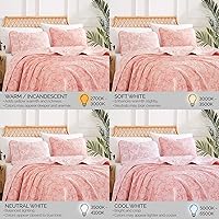 Vista 34 de Southshore Fine Living, Inc. Juego de edredón de tamaño King de gran tamaño, colcha de lavanda King/California con 2 fundas de almohada a juego