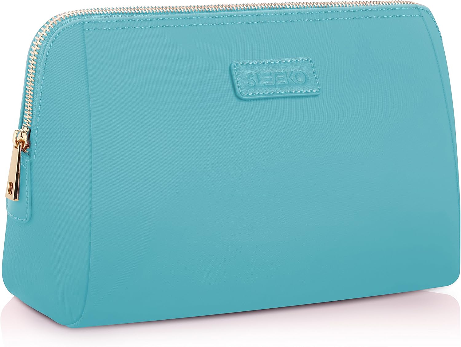 Large Cosmetic Makeup Bag/Pouch/Clutch Travel Case Organizer Storage Bag for Women’s Accessories Toiletry Beauty and Skincare | Travel Accessory Water Resistant Bag By : SLEEKO