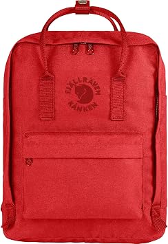 Fjallraven, Re-Kanken Recycled and Recyclable Kanken Backpack for Everyday, Red
