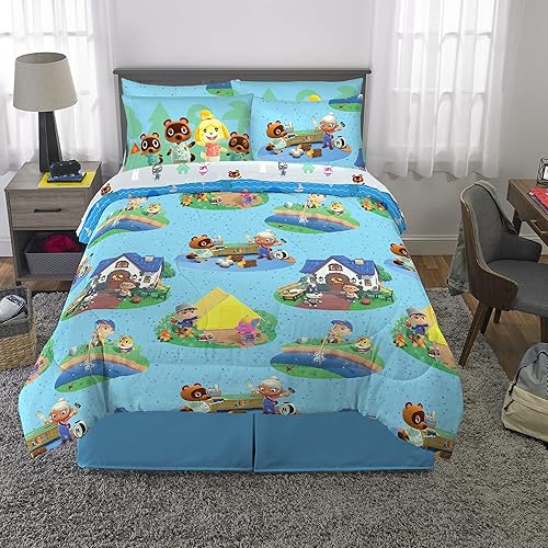 Miniatura 414 de Franco - Juego de edredón y sábanas supersuaves con funda, para niños, 7 piezas, tamaño matrimonial, Five Nights at Freddy's Cinco noches en Freddy's